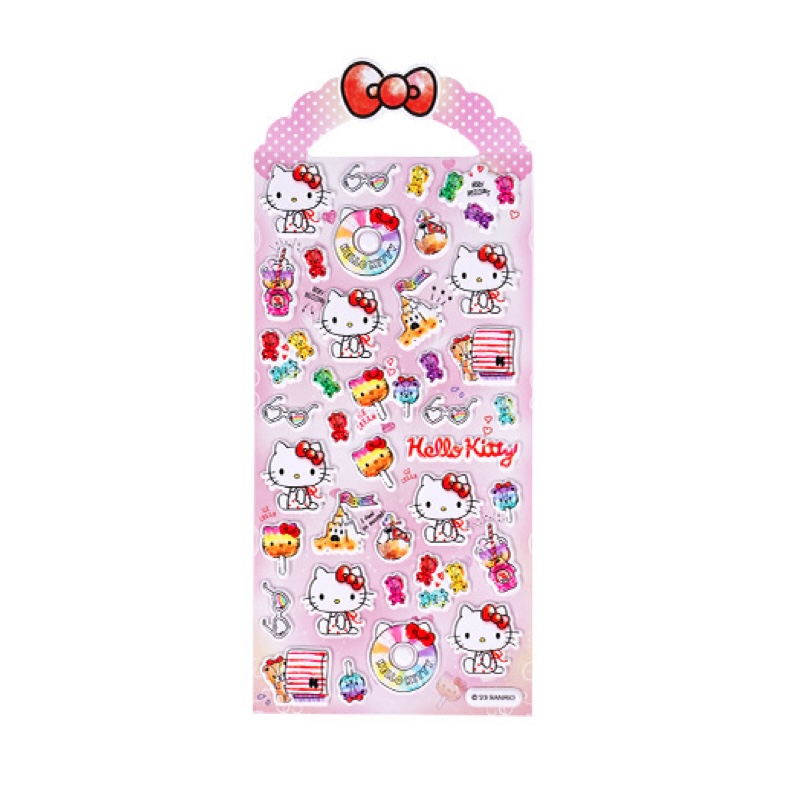 [Official] Hello Kitty PVC Bubble Foam Stickers Set 4 | Sanrio ...